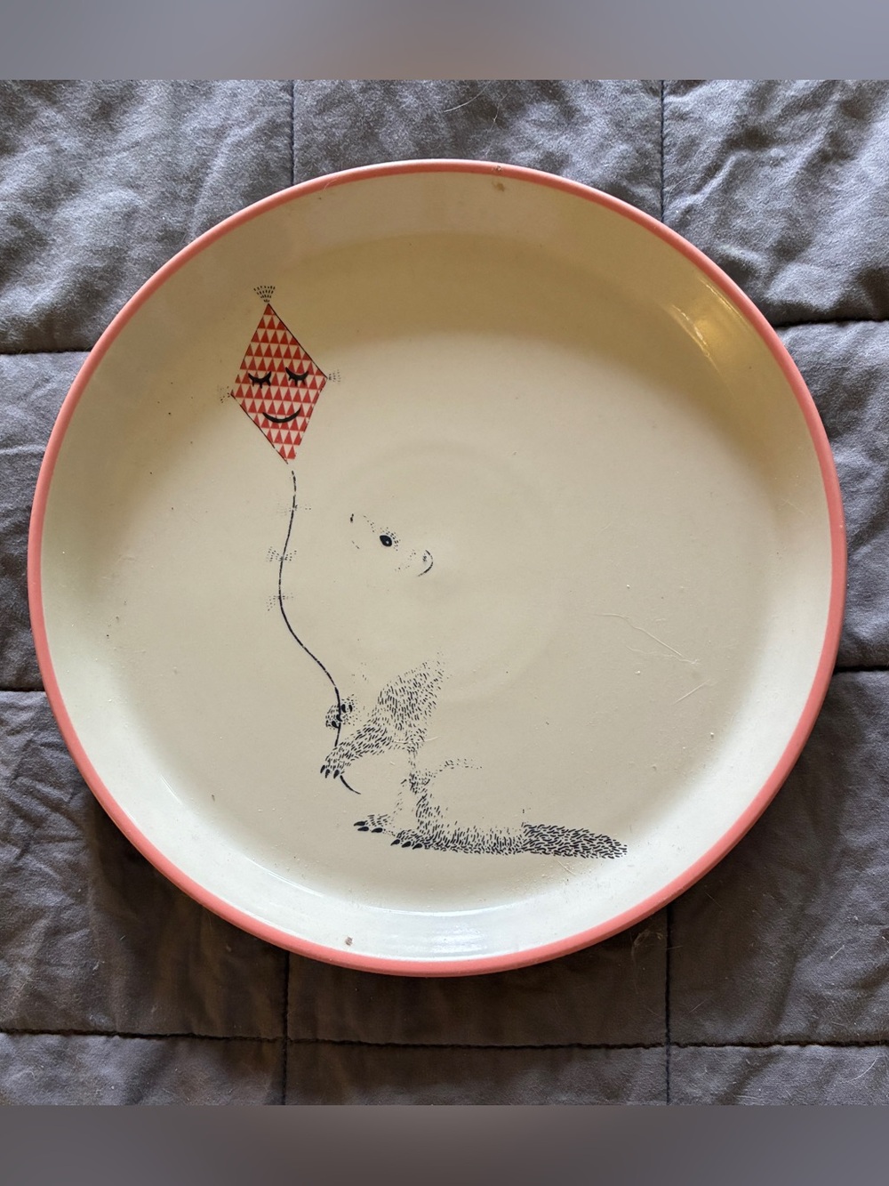 Bloomingville 10” ceramic dinner plate for children